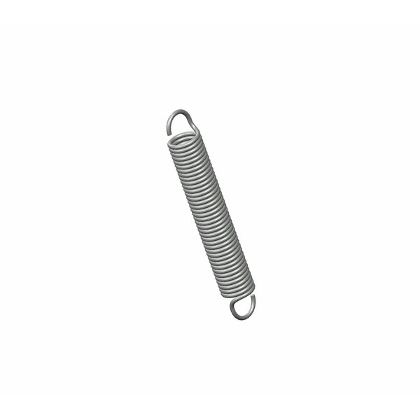 Zoro Approved Supplier Extension Spring, O= .687, L= 4.75, W= .0915 C-227 R G809960250